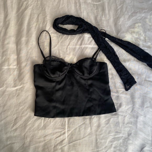 Satin corset top - Picture 4 of 4